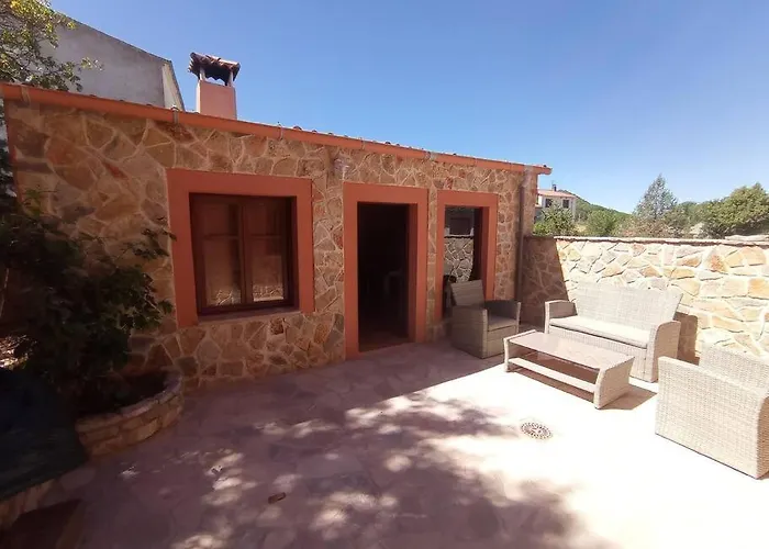 펜션 Agradable Casa Antigua Reformada Con Patio Espejon